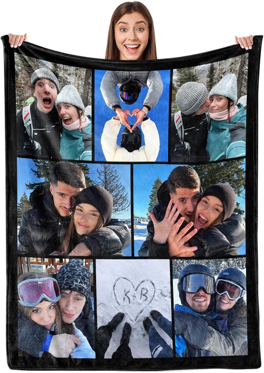 Custom Blanket w/ multi photos - KENTUCKY PROUD MAMMY