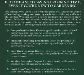 Garden: Seed Saving Secret Guide - KENTUCKY PROUD MAMMY