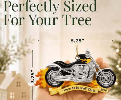 Harley-Davidson Biker Ornament - KENTUCKY PROUD MAMMY