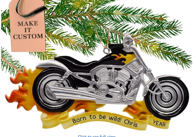 Harley-Davidson Biker Ornament - KENTUCKY PROUD MAMMY