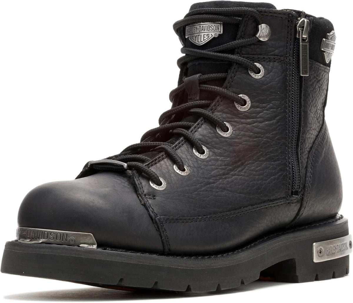 Harley-Davidson Men's Boots Chipman Motorcycle  Full Grain Leather Ankle Harness Boots - KENTUCKY PROUD MAMMY