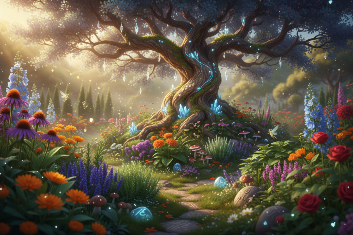 Colorful Nature tree collection