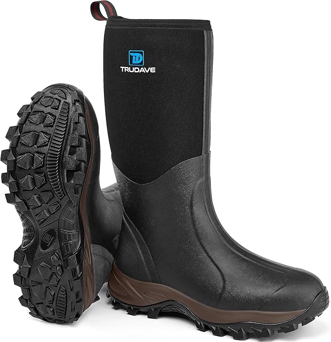Rain & Mud Treaded Rubber Men Boot Stay dry and stylish with our Rain & Mud Rubber Boots. Perfect for any weather
