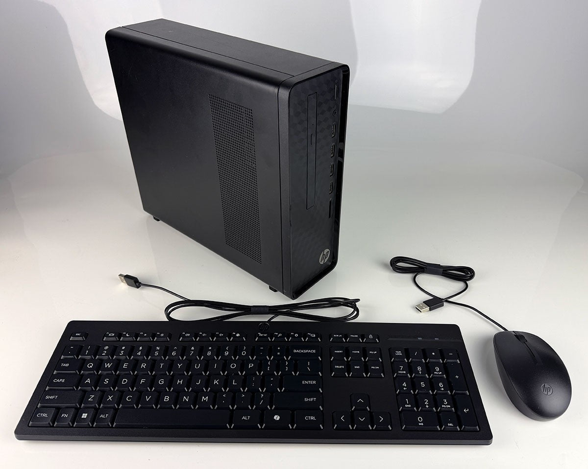 HP Slim S01-PF1013W SFF Desktop PC Intel i3-10100 16GB 256GB W11H DVD/RW