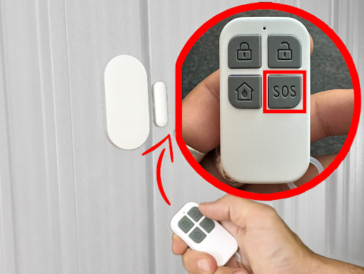 Anti-Looter Complete Home Security Defense Kit with Motion Sensors, Tripwire, Door Jammer, Flood Light, and Window Alarms